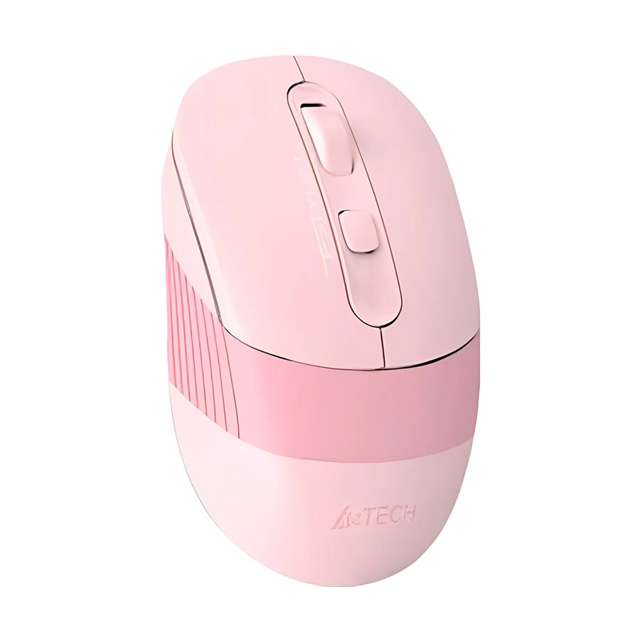 A4TECH FSTYLER FB10CS Silent Multimode Rechargeable Wireless Mouse – Pink, Black