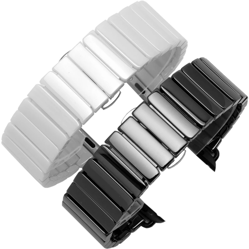 49mm Ceramic strap for smartwatch – White