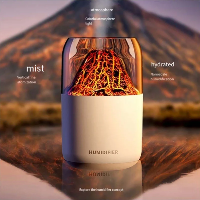H05 Volcano Air Humidifier with Night Light
