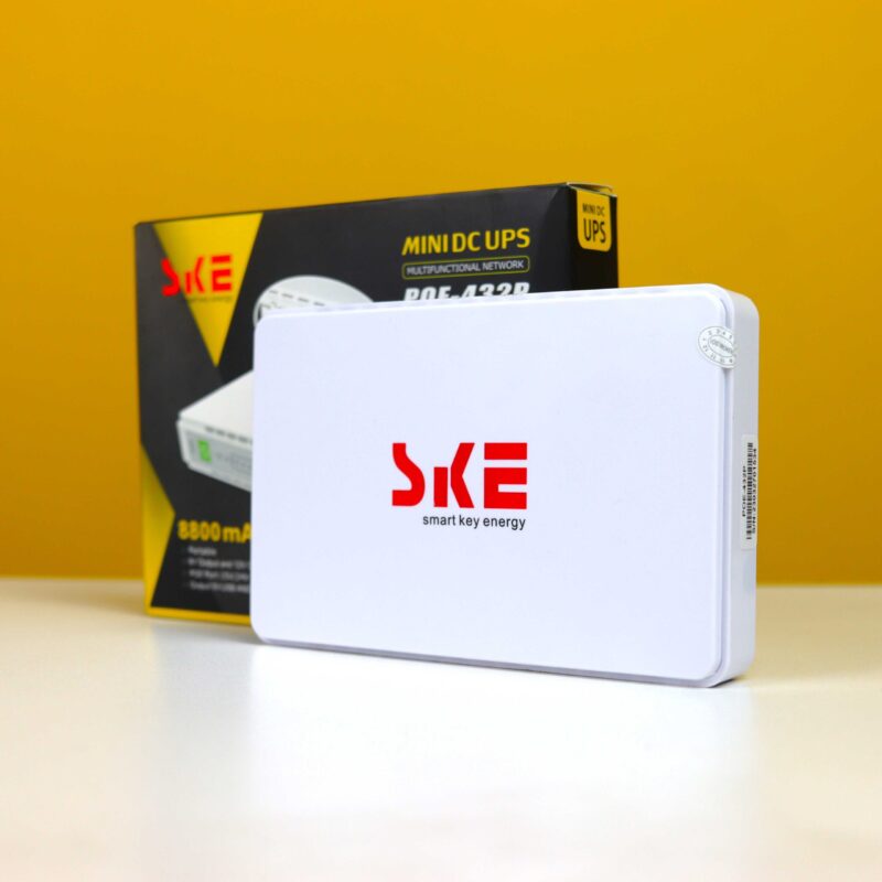 SKE POE432P Mini DC UPS Output 17W 5V 9V 12V 15V 24V UPS – 8800mAh